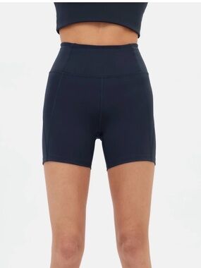 girlfriend collective Black High-Rise Bike Shorts